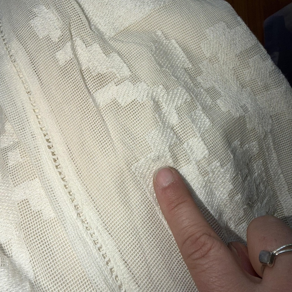 NEW Anthropologie Forever That Girl Skirt 6 Lace Embroidered Maxi Boho Cotton - Picture 13 of 14